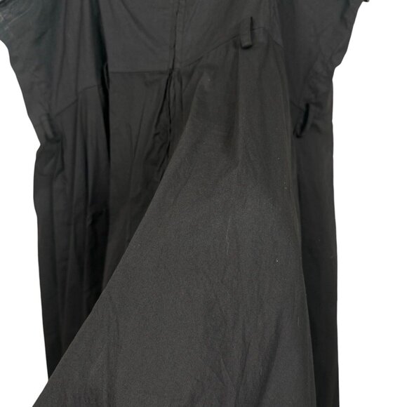 Tripp NYC Daang Goodman Black‎ Mini Dress Plus Sz 4X Faux Leather Trim Goth Punk - Picture 11 of 16